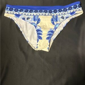 Cupshe Black and Blue Bikini Bottom